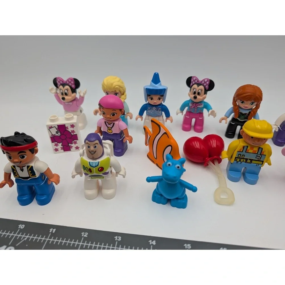 Lego Duplo Disney Marvel Character Figure Lot Minnie Jake Neverland Frozen Bob‎